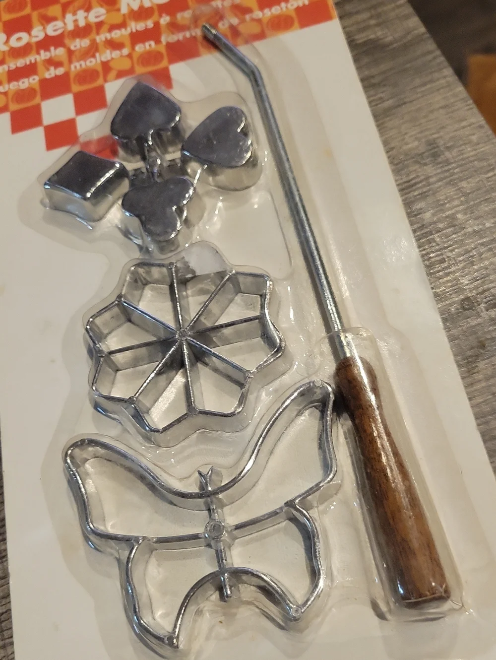 Rosette Mold Set/ Vintage Euro Dessert Maker NWT